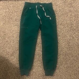 Figs Hunter Green Scrub Pants